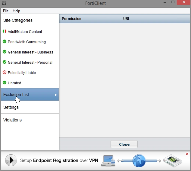 Check Point Endpoint Windows 10 VPN App
